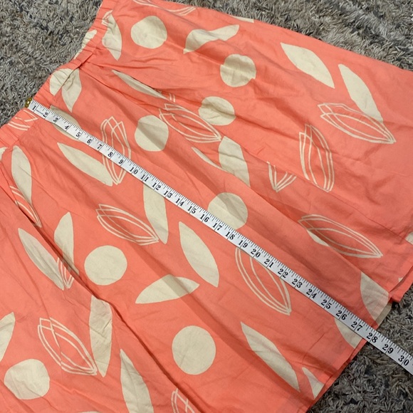 Lane Bryant floral print a line skirt with pockets size 22/24 pull on cotton - Picture 4 of 9